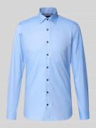 OLYMP No. Six Super Slim Fit Business-Hemd mit Kentkragen in Bleu, Grö...