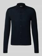 Emporio Armani Wollcardigan mit Kentkragen in Marine, Größe L