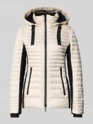 Gil Bret Steppjacke mit Zweiwege-Reißverschluss in Sand, Größe 38