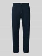 MCNEAL Regular Fit Sweatpants mit elastischen Beinabschlüssen in Dunke...