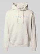 Tommy Jeans Regular Fit Hoodie aus Baumwoll-Mix in Hellgrau Melange, G...