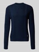 Tommy Jeans Regular Fit Strickpullover aus reiner Baumwolle in Marine,...