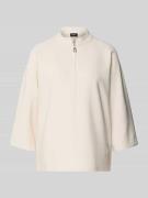 JOOP! Sweatshirt mit 3/4-Arm Modell 'TADITA' in Offwhite, Größe 34