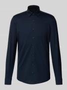 OLYMP No. Six Super Slim Business-Hemd mit Kentkragen in Marine, Größe...