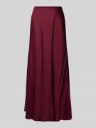 Jake*s Collection Maxirock mit elastischem Bund in Aubergine, Größe 44