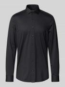 OLYMP Level Five Slim Fit Businesshemd mit Kentkragen in Black, Größe ...