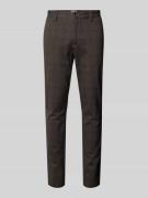 Only & Sons Slim Fit Chino aus Viskose-Mix Modell 'MARK' in Dunkelgrau...