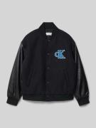Calvin Klein Jeans Bomberjacke mit Label-Applikation Modell 'VARSITY' ...