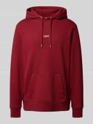 Gant Hoodie mit Kapuze in Bordeaux, Größe L