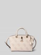 Guess Handtasche mit Label-Anhänger Modell 'QUEENSLAND' in Weiss, Größ...