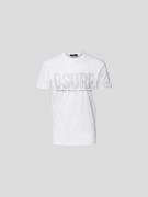 Dsquared2 T-Shirt mit Nietenbesatz in Weiss, Größe XXL