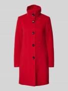 Milo Coats Mantel mit Stehkragen Modell 'Babette' in Rot, Größe 44