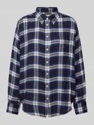 Gant Hemdbluse mit Button-Down-Kragen in Marine, Größe 40