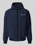 CHAMPION Jacke mit Label-Print in Marine, Größe XL