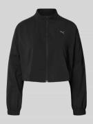 PUMA Jacke mit Logo-Print in Black, Größe L