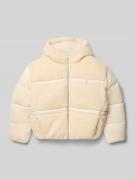 Calvin Klein Jeans Steppjacke mit Teddyfell in Ecru, Größe 140