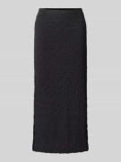 Tom Tailor Denim Eng anliegender Midi-Rock aus Baumwoll-Mix in Black, ...