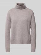 Christian Berg Woman Strickpullover aus reinem Kaschmir in Taupe Melan...