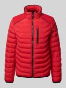 Tom Tailor Regular Fit Steppjacke mit Reißverschluss in Rot, Größe L