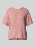 ICHI Strickpullover mit Rundhalsausschnitt Modell 'KAMARA' in Rose, Gr...
