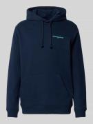 Tommy Jeans Relaxed Fit Hoodie aus reiner Baumwolle in Marine, Größe L