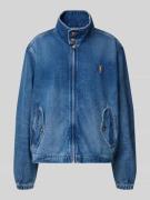 Polo Ralph Lauren Jeansjacke mit Logo-Stitching in Jeansblau, Größe L
