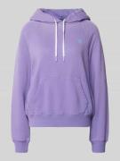 Polo Ralph Lauren Oversized Hoodie mit Kapuze in Lila, Größe L