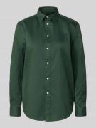 Polo Ralph Lauren Hemdbluse mit Knopfleiste in Dunkelgruen, Größe M