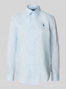 Polo Ralph Lauren Hemdbluse mit Knopfleiste in Hellblau, Größe M