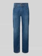 MAC Straight Leg Jeans mit 5-Pocket-Design Modell 'Rick' in Dunkelblau...
