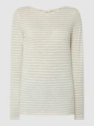 Marc O'Polo Longsleeve aus Bio-Baumwolle in Sand, Größe XXS