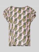 ONLY & SONS Regular Fit Blusenshirt mit Rundhalsausschnitt in Pink, Gr...