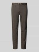 Only & Sons Slim Fit Chino aus Viskose-Mix Modell 'MARK' in Hellbraun,...