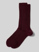 Falke Socken mit Kaschmir-Anteil Modell 'COSY' in Bordeaux, Größe 35-3...