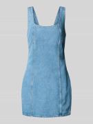 Calvin Klein Jeans Jeanskleid mit Rundhalsausschnitt in Blau, Größe M