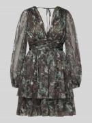 Jake*s Cocktail Cocktailkleid mit Taillenpasse in Oliv, Größe 36