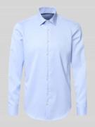 Christian Berg Men Regular Fit Business-Hemd mit Kentkragen in Bleu, G...