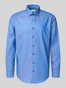 Jake*s Regular Fit Business-Hemd mit Kentkragen in Royal, Größe 41/42