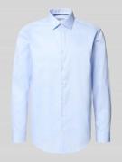 Jake*s Regular Fit Business-Hemd mit Kentkragen in Bleu, Größe 37/38
