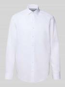 Jake*s Regular Fit Business-Hemd mit Kentkragen in Weiss, Größe 43/44