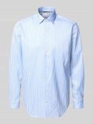 Jake*s Regular Fit Business-Hemd mit Kentkragen in Bleu, Größe 41/42