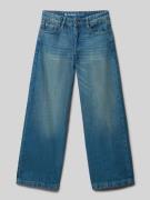 Garcia Wide Leg Jeans im 5-Pocket-Design Modell 'Marall' in Mittelgrau...