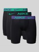 Nike Boxershorts mit elastischem Logo-Bund im 3er-Pack in Black, Größe...