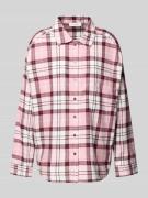 Christian Berg Woman Pyjama-Oberteil mit Umlegekragen in Altrosa, Größ...