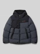 Killtec Regular Fit Steppjacke mit Logo-Print in Graphit, Größe 140