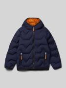 Killtec Regular Fit Steppjacke mit Kapuze in Marine, Größe 110