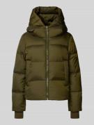 Marc O'Polo Regular Fit Daunenjacke mit Kapuze in Oliv, Größe 44