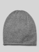 Christian Berg Woman Kaschmirmütze mit Rollsaum in Graphit Melange, Gr...