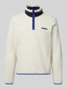 Napapijri Sweatshirt mit Label-Stitching Modell 'DERGANA' in Offwhite,...