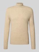 Christian Berg Men Strickpullover aus reinem Kaschmir in Camel Melange...